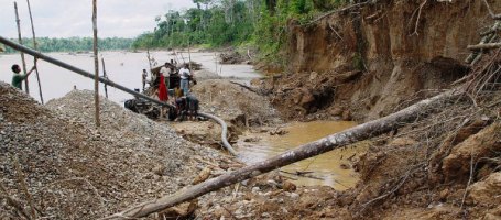 La mineróa ilegal es mós fuerte en Madre de Dios y Cusco